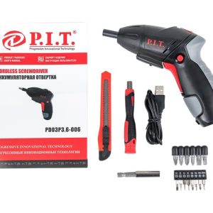 P.I.T مفك متحرك بكشاف شحن