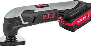 P.I.T جلخ متعدد الاستخدام شحن 20فولت 1بطارية 2امبير